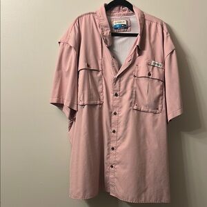 Magellan Outdoors Pink Casual Button Down Shirt